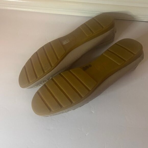 Coach Women's Loafer Olive A7751 Saddle Tan Pebble Leather Flat Shoes  Size 9 - Picture 8 of 8